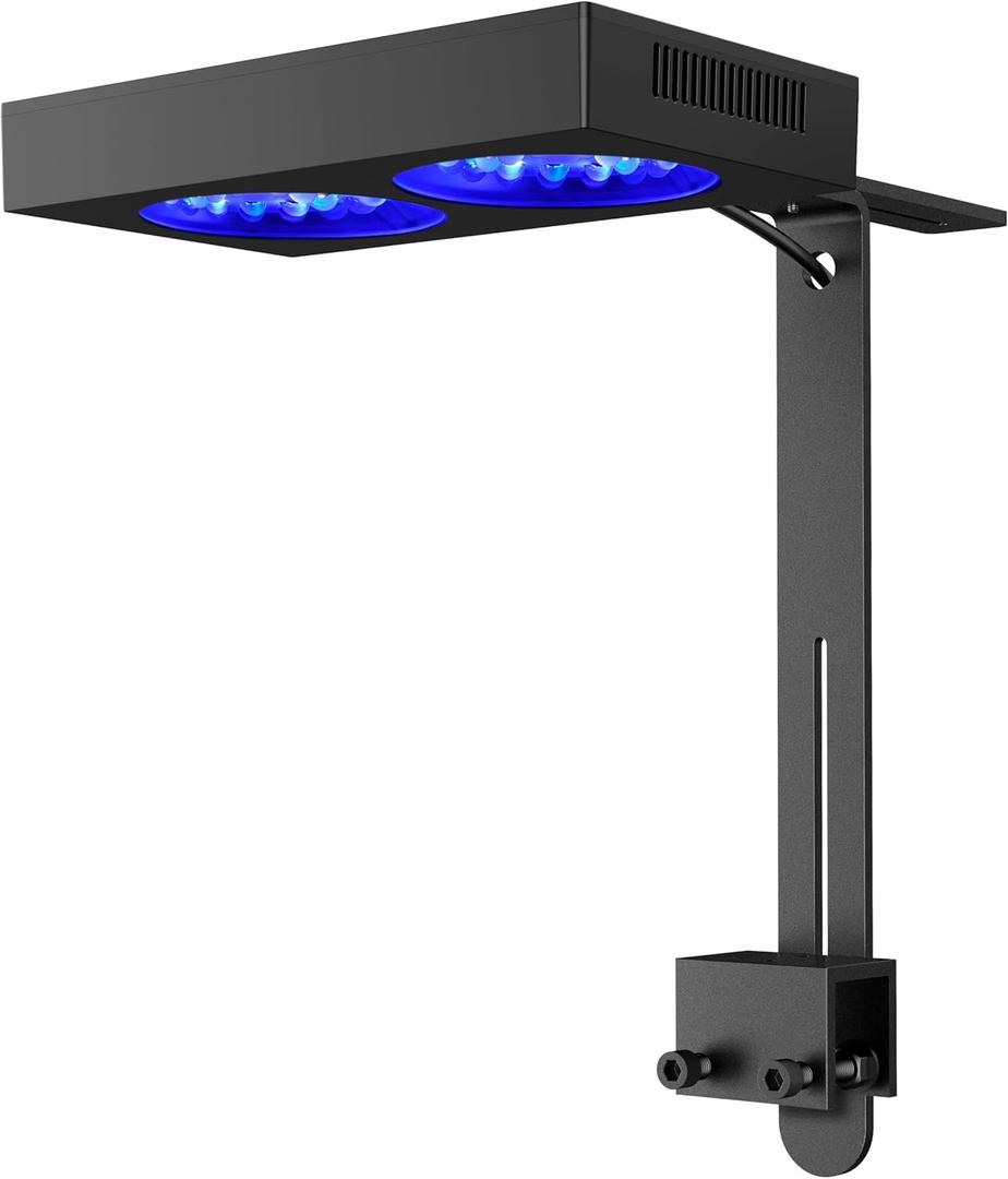 NICREW NavaReef 135 Reef LED Light, 135W Reef Aquarium Lighting for LPS/SPS Corals and Saltwater Fish Tanks, Built-in Timer, Blue Focused Spectrum