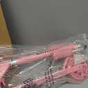 Scooter for Kids Ages 3-12 - Kids Kick Scooters with Led Light Up Wheels & 3 Levels Adjustable Handlebar, Lightweight Foldable 2 Wheel Girly Pink Scooter Christmas Birthday for Girls Boys.