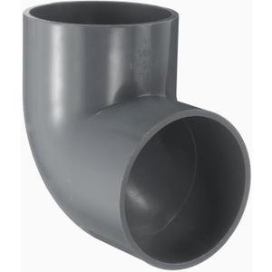 uxcell 1pcs 3" 90 Degree Elbow Pipe Fittings, Furniture Construction Grade 2-Way 90 Degree Elbow PVC Corner Adapter for DIY Construction Furniture Garden Shelf Connection, Grey