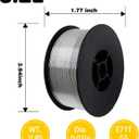 Flux Core Wire, Mig welding Gasless, Mild Steel E71TGS.030-Diameter, 4-Pound Spool (0.030" 2LB*2)
