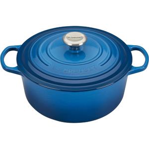 Le Creuset Enameled Cast Iron Signature Round Dutch Oven, 5.5 qt., Marseille