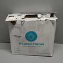 Dowin Heated Blanket Throw,Pink Heating Throw Blanket 50" x 60" Reversible Faux Fur & Sherpa,5 Heat Levels & 4Hrs Auto Off, Over-Heat Protect,ETL Certification Machine Washable,Idea Gift