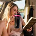 40 oz Tumbler with Handle and Straw Lid, Stainless Steel Vacuum Insulated Tumbler for Home, Office, GYM or School, Keep Cold & Hot Leakproof Travel Sports Water Bottle