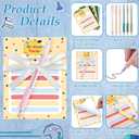 ReliThick 48 Pcs Teacher Appreciation Gifts Set, Sticky Notes with Pens, Bulk Teacher Thank You Gifts for School, End of Year Classroom Rewards(Stylish,Teacher's Day Style)