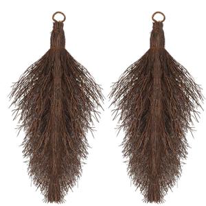 Grapevine Teardrop Swag Base - 17 Inch Natural Teardrop Wreath Form for DIY Crafts - Grapevine Swag Making Supplies for Decor - 2 Pack