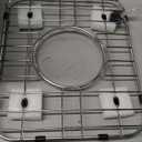 HW Kitchen 12" x 10" Stainless Steel Sink Rack - Farm Sink Protector, Mat, Drying Rack