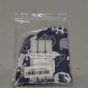 Cat Litter Box Curtain, Washable Litter Box Door Cover with Velcro, Litter Box Curtain for Enclosed Self-Cleaning Boxs -Blue Square 11''LX10''W Curtain Only