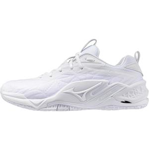 Mizuno Unisex Adult Wave Stealth Neo 2 Unisex Volleyball Shoe (8.5 Wide Women/7 Men, White)