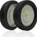 Showingo 44985 Lawn Sweeper Wheel Tire Complete Assembly Set Compatible with Lawn Sweepers & Tractors 2PCS