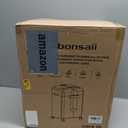 Bonsaii 12-Sheet Micro Cut Shredders for Home Office, 60 Minute P-4 Security Level Paper Shredder for CD, Credit Card, Mails, Staple, Clip, with Jam-Proof System & 4.2 Gal Pullout Bin C266-B