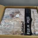 Area Rug for Living Room: 10x14 Washable Neutral Abstract Modern Soft Rugs Non Slip Indoor Floor Stain Resistant Large Carpet for Bedroom Dining Room Office Nursery - Blue Brown