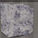 Supervitae 24 Pack Blue Floral Theme Gift Bags Medium Floral Party Favor Flower Totes Reusable Totes Non Woven Goodie Bags for Wedding Birthday Baby Shower Family Holiday Travel(9.8" x 7.9" x 3.9")