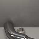 Exhaust Tip, 5 Inch Diesel Exhaust Tip Elbow Tip with a Clamp, 5" inlet 7" Outlet Chrome Exhaust Tip for Pickups, Trucks and Cars