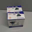 2 Pcs Water Filter, Twist-On Pipe Strainer, Nylon PA66 cover, PC bowl with 40 and 100 Mesh 304 Stainless Screen (3/4’‘ male)