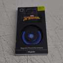 PopSockets Phone Grip for MagSafe with Kickstand, Magnetic Stand, Swappable Top, Secure Hold for iPhone MagSafe Cases, Phone & Tablet Grip, Spiderman - Enamel Peter Parker Suit