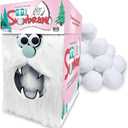 Big Discoveries Yeti Snowbrawl - A Snowball Stacking Brawl Card Game | Includes 40 Snow Balls - Fun Board Game for Kids, Teens, Adults