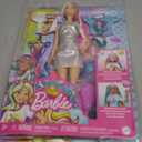 Barbie Fantasy Hair Doll & Accessories, Long Colorful Blonde Hair with Mermaid & Unicorn-Inspired Clothes, Blonde