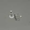 Door Stoppers - Heavy-Duty Adjustable Stoppers for Bottom, Top, and Wall of Door  Anti Break-in 304 Stainless Steel Door Stops with Rubber Buffers(White)