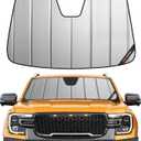 Pigenius Windshield Sunshade for Ford Ranger 2024-2026 Front Window Sun Shade - Safeguard