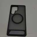 SPIDERCASE Magnetic for Samsung Galaxy S25 Case, [3 Stand Ways][ Military Grade Drop Protection] with Invisible Stand Shockproof Slim Case for Samsung Galaxy S25 6.2", Black