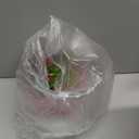 1 Gallon Fish Tank with Artificial Plastic Plants and 1 lb Decorative Gravel, Plastic Small Fish Bowl Clear Round Goldfish Betta Tank for Table Centerpiece Home Decor