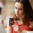 10 x Bohemia Credit Card Skin - 4 Pcs Mashroom Butterfly Debit Skin Stickers Boho Themed Credit Decal Cover Set for Transportation Key Debit Bus Cards