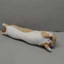 Lovely Plush Cat Doll Cute Cartoon Soft Stuffed Kitten Pillow Long Throw Sleeping Toy Gift for Kids Girlfriend Multiple Size (Brown,70cm/27.5in)