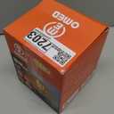 OMED S125 Oversized LED Edison Bulb Large, 5 Watt 400 Lumens 2200k Warm Yellow Large Edison Light Bulb, Amber Glass Decorative Big Globe Dimmable E26 Bulbsfor Pendant Lighting, 1 Pack