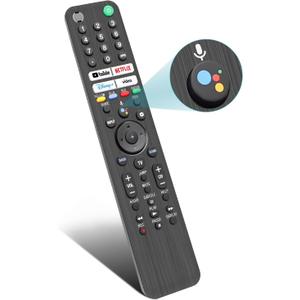 Replacement for Sony TV Remote, for All 2019-2025 Sony Remote Control for Bravia Smart TV with Voice Control for Bravia XR/XBR/KD/K Series Google/Android TVs 