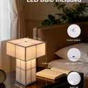 Cordless Table Lamp, Rechargeable, Dimmable, Silky White Touch Lamp