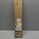 No Drill Blinds for Windows 1" Vinyl L-Shaped Slats Cordless Mini Blinds for Home, 21" W  36" H White