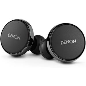 Denon PerL Pro True Wireless Earbuds - Adaptive Active Headphones Wireless Noise Canceling, Masimo Adaptive Acoustic Technology, Spatial Audio, 32Hr Battery Life, Wirefree Charging, Black