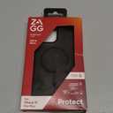 ZAGG Santa Cruz Snap iPhone 15 Pro Max Case - MagSafe Phone Case, Drop Protection (13ft/4m), Durable Graphene, Anti-Yellowing, and Scratch-Resistant Phone Case, Black