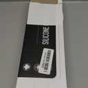 Silicone Cooking Utensil Set, Umite Chef 8-Piece Kitchen Utensils Set with Natural Acacia Wooden Handles,Food-Grade-Silicone Kitchen Gadgets Spatulas Set for Nonstick Cookware- Black