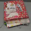 JOYIN 24 PCS Christmas Foil Treats Cookie Gift Boxes (8.75" x 5.75" x 2.75") Colorful Pattern Bakery Box with Window for Xmas Holiday Birthday Party Pastries, Cupcakes, Brownies, Donuts Gift-Giving