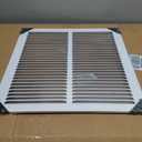 14 x 14 Inch Duct Opening Return Air Vent Cover for Wall or Ceiling, Return Air Grille HVAC AC Wall Air Return Vent Cover HVAC Cold Air Grill Without Filter Housing,Outer Dimension:15.75"WX15.75"