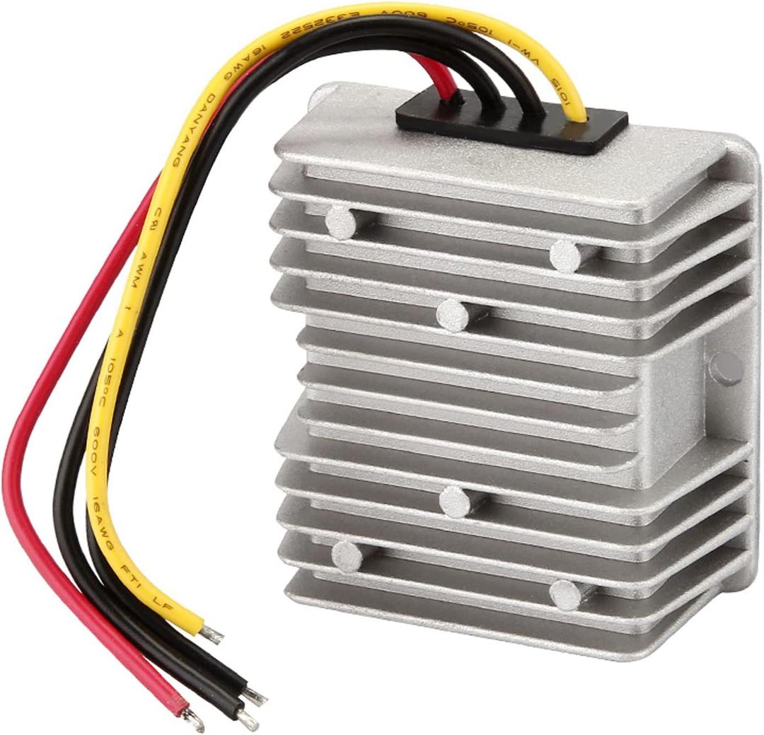 HOMELYLIFE 10A 120W Golf CART 48V 36V to 12V Converter Voltage Reducer Step Down Transformer Waterproof