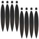 Alrence Pre Stretched Braiding Hair Long Braid 36 Inch 8 Packs Professional Braiding Hair Extensions Synthetic Crochet Twist Braids (36 Inch, 4#)