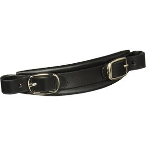 Grover CP66 Leather Handle Top Buckle, Black (Black)