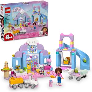 LEGO Gabbys Dollhouse Gabbys Kitty Care Ear Animal Playset for Kids, Pet Pretend-Play Entertainment Toy with a Pink Car, Slide, and Figures, Cat Toy Gift for Girls and Boys Ages 4 and Up, 10796