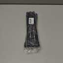 2 x Spring Tension Rod, Goowin Small Tension Rod, 5/8" Diameter No Drilling Expandable Short Tension Rods Spring Rods, Tension Rods for Closet, Cupboard, Hanging Clothes, Black, 3 Pack (10-15.7 inch)