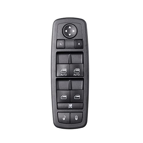 Master Power Window Switch Drive Side for 2011-2013 Jp Grand Cherokee, 2011 Dodge Durango, Door Lock Window Switch Control Assembly - 68030823AB 68030823AC 68030823AD 68030823AE 901516 1S14272-11 PINS
