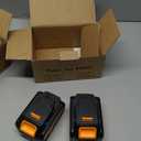 ELEFLY 2 Pack WA3525 20V 4.0Ah Lithium Battery Compatible with Worx 20V Battery WA3575 WA3012 WA3525 WA3520 WA3578, Compatible with 20V Cordless Tools