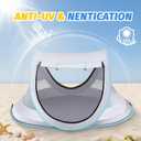 Baby Beach Tent, Pop Up Toddler Travel Bed for Boys or Girls, Sun Shade for Toddler Camping, Infant Portable Sun Shade, Summer Beach Baby