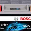 BOSCH BLP9, Group 9, Lithium Power Sport Battery, 180CA 12V for Motorcycle, ATV/UTV, 4-Wheeler, Snowmobile, Personal Watercraft, Scooter, and Jet Skis