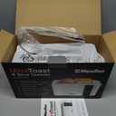 Mueller UltraToast Full Stainless Steel Toaster 4 Slice, Long Extra-Wide Slots for Bagels and Waffles, 6 Browning Levels, LED Display, Cancel/ Defrost/ Reheat Functions & Removable Tray, Kitchen Gadgets