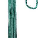 2 x FtyFty Unisex Adult Matte Graduation Cap with Tassel Year Charm (Green)