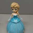 Toys for 3 Year Old Girls, Ice Princess Dancing Robot Doll for 3 4 5 Year Old Girl Birthday Gifts, Bump and Go Moving Toy with Magic Lights & Music, Easter Basket Stuffers Gifts for Kids Toddlers