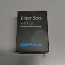 GEPULY 4 Pack Underwater Dive Filters for GoPro Hero 8 9 10 11 12 13 Black Official Waterproof Housing Case in Red, Light Red, Magenta, and 5X Close-up Filters for Underwater Color Correction