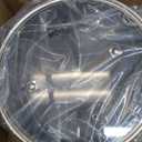 Saute Pan with Lid, Hybrid Ceramic Nonstick 12 Inch 5-Quart Tri-Ply Stainless Steel Skillet, PFAS/PFOA/PTFE Free, Metal Utensil Safe, Dishwasher & Oven Safe, Induction Compatible